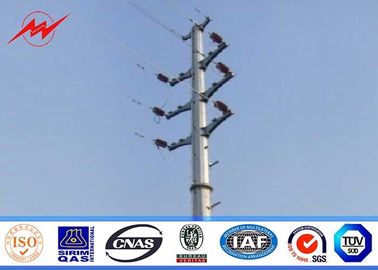 China Konische Art elektrische der Stärke-Stahlplatte drei des Strommasts 2.75mm Abschnitte fournisseur