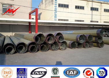 China Höhen-heißes Bad-galvanisierte Stahl-Pole-Verjüngung ASTM A572 Stahlsorte-6516m oder polygonale Form fournisseur