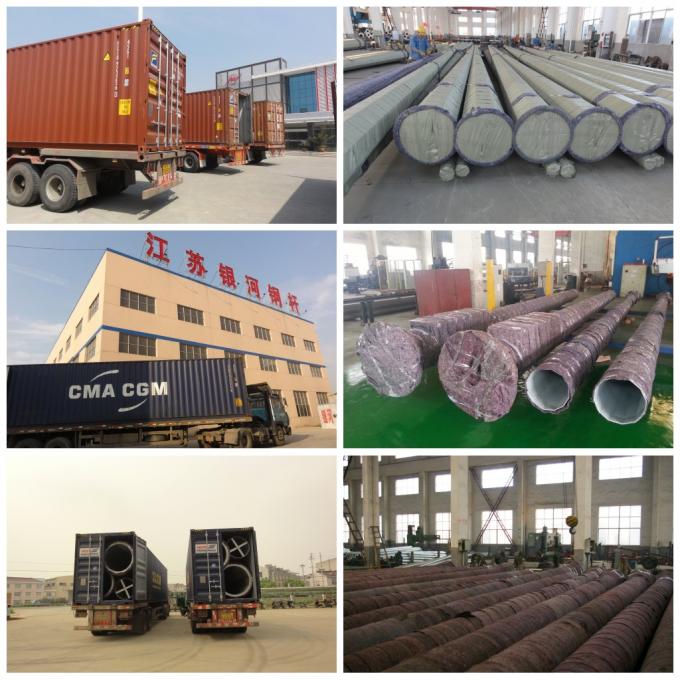 Jiangsu milky way steel poles co.,ltd Fabrik Produktionslinie 1