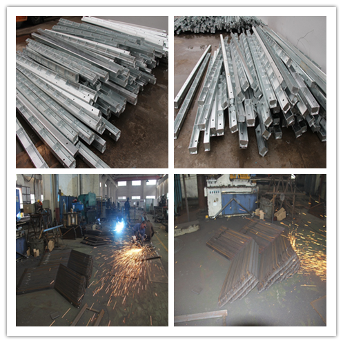 Polygonales 12m galvanisierte Stahl-Stahl Polen 1250dan 800dan für Ghana 0
